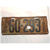 Image 1 : 1925 SASKATCHEWAN LICENSE PLATE