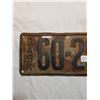 Image 2 : 1925 SASKATCHEWAN LICENSE PLATE