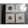 Image 1 : 1918, 1919, 1929, 1936 SILVER 10 CENT COINS