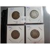 Image 1 : 1900, 1902, 1905, 1910 SILVER 25 CENT COINS