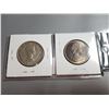 Image 4 : 1967 & 1954 SILVER 50 CENT COINS