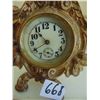 Image 3 : VINTAGE ORNATE BOUDOIR CLOCK (IN NEED OF REPAIR)