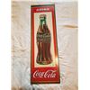 Image 1 : COCA-COLA SIGN 11" X 36" (WOODEN)