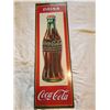 Image 2 : COCA-COLA SIGN 11" X 36" (WOODEN)