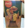 Image 1 : COCA-COLA SIGN 22" X 37" (WOODEN)