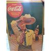 Image 2 : COCA-COLA SIGN 22" X 37" (WOODEN)