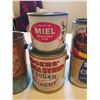 Image 2 : 6 VINTAGE FOOD RELATED TINS