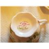 Image 8 : ROYAL ALBERT TEAROSE 8 CUP SAUCERS, CREAM & SUGAR