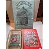 Image 1 : LOT INCLUDING A 1898 HUDSONS SOAP AD, WATKINS TRAY AND BETTY CROCKER BOOK