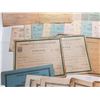 Image 4 : VINTAGE SASKATCHEWAN LICENSE CERTIFICATES (40S TO 60S)