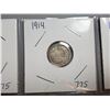 Image 3 : LOT OF 4 FIVE CENT COIN (CANADA) *1912-13-14-19* (SILVER)