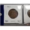 Image 2 : LOT OF 4 LARGE ONE CENT COINS (CANADA) *1910-11-12-13*