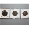 Image 1 : LOT OF 3 LARGE ONE CENT COINS (CANADA) *1904-05-06*