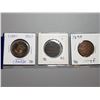 Image 1 : LOT OF 3 LARGE ONE CENT COINS (CANADA) *1899, 1900, 1901*