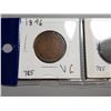 Image 2 : LOT OF 3 LARGE ONE CENT COINS (CANADA) *1896-97-98*