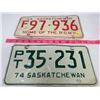 Image 2 : 1973-1976 SASK PLATES