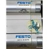 Image 2 : (2) FESTO ADVUL-32-20-PA PNEUMATIC CYLINDER