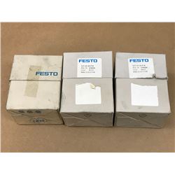 (3) FESTO SLT-10-10-P-A / SLT-10-20-P-A / SLT-10-30-P-A MINI SLIDE ASSEMBLY
