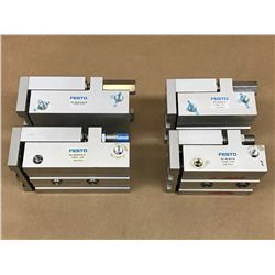 (4) FESTO SLT-20-50-A-CC-B & SLT-20-20-P-A MINI SLIDE ASSEMBLY
