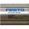 Image 3 : (3) FESTO ADVU-40-150-PA & DNC-32-125PPV-A PNEUMATIC CYLINDER