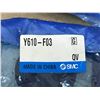 Image 2 : LOT OF SMC Y610-FO3 T-TYPE SPACER / CONNECTOR