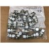 Image 2 : LOT OF PARKER GE18ZLR 3/4 EDCF CONNECTOR TUBE FITTING