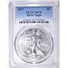 Image 1 : 2017 AMERICAN SILVER EAGLE, PCGS MS-70