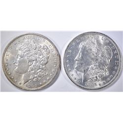 1904-O & 1885-O MORGAN DOLLARS BU