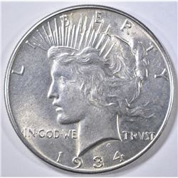 1934 PEACE DOLLAR CH BU