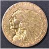 Image 1 : 1911 $2.5 GOLD INDIAN AU