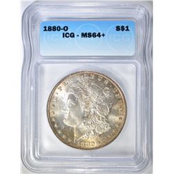 1880-O MORGAN DOLLAR ICG MS-64+