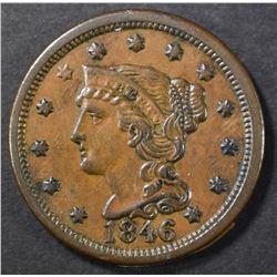 1846 LARGE CENT CH AU
