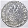 Image 1 : 1845 SEATED QUARTER AU/BU