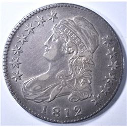 1812 BUST HALF XF