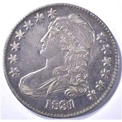 1831 BUST HALF DOLLAR, AU