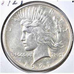1921 PEACE DOLLAR, CH BU