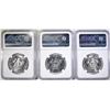 Image 2 : 3-1964 KENNEDY HALF DOLLARS, NGC PF-67
