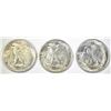 Image 2 : 3-CH BU 1944-S WALKING LIBERTY HALVES