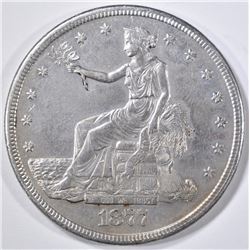 1877-S TRADE DOLLAR AU/BU