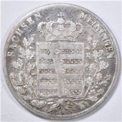 1835 SILVER 3 KREUZER SAXE-MEININGEN