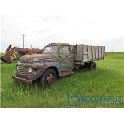 1949 Ford F135 with 16' Box & Hoist