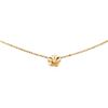 Image 1 : 0.02 ctw Diamond Pendant with Chain - 14KT Yellow Gold