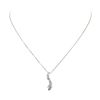 Image 1 : 0.50 ctw Diamond Journey of Life Pendant with Chain - 10KT White Gold