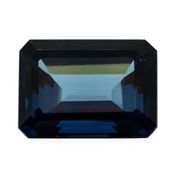 36.96 ct. Natural Emerald Cut London Blue Topaz