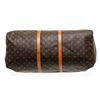 Image 3 : Louis Vuitton Monogram Canvas Leather Keepall 55 cm Duffle Bag Luggage