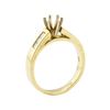 Image 4 : 0.30 ctw Diamond Semi-Mount Ring - 14KT Yellow Gold