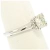 Image 5 : 14k White Gold 0.83 ctw I VVS2 Round Brilliant Cut Diamond Solitaire Ring