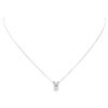 0.90 ctw Diamond Pendant & Chain - 14KT White Gold