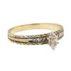 Image 1 : 0.15 ctw Diamond Ring - 10KT Yellow Gold