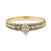 Image 2 : 0.15 ctw Diamond Ring - 10KT Yellow Gold